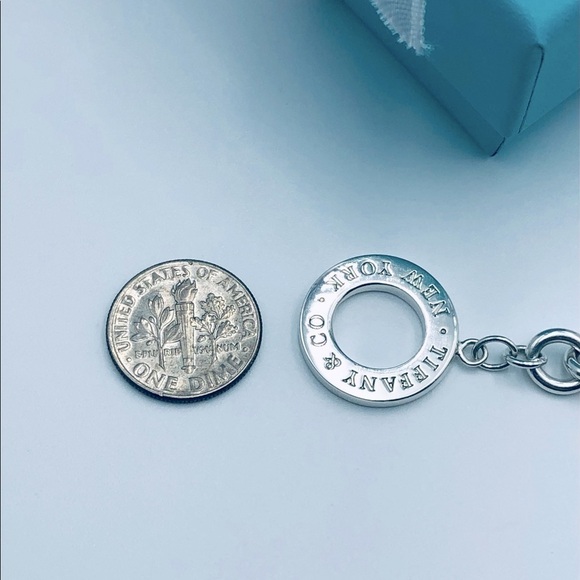 RECENT edition Tiffany & Co. Silver Toggle Bracelet 7.5” with PACKAGING - Picture 12 of 15
